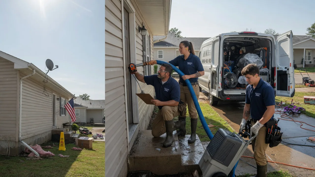 Ceiling Water Damage Restoration in Braddyville, IA near me
